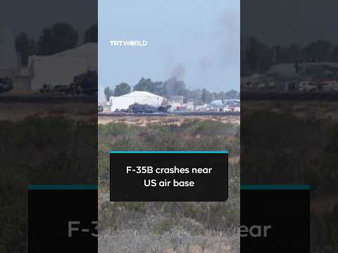 F-35B fighter jet crashes near US Marine base in California