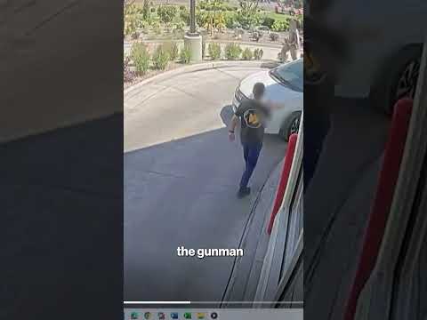 Horrifying Video Shows In-N-Out Gunman Open Fire as Terrified Workers Run For Cover #shorts