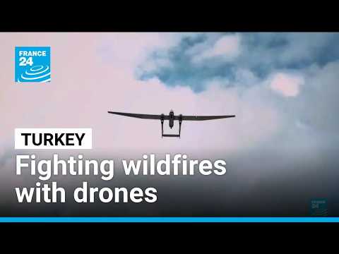 How Turkey uses drones to tackle fires • FRANCE 24 English