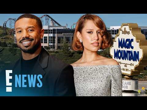 Michael B. Jordan, Raye Escape for a Day Out at Six Flags Together