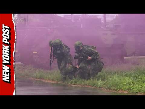 Taiwan Simulates Nuclear, Biological and Chemical Attacks in Military Drill