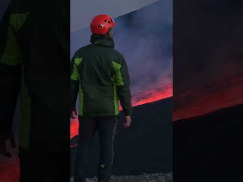 Mount Etna Erupts in STUNNING Display as Volcanic Activity Intensifies #shorts