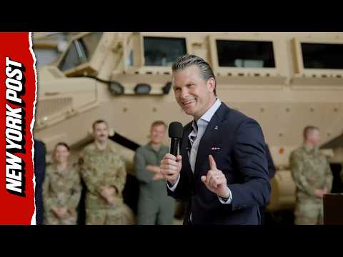 Pete Hegseth’s Trump Impression Has Troops Cracking Up