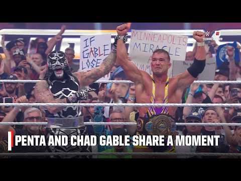 Penta puts Intercontinental belt around Chad Gable after SummerSlam defeat 🤝 | WWE on ESPN