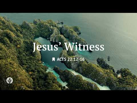 Jesus’ Witness | Audio Reading | Our Daily Bread Devotional | August 13, 2026