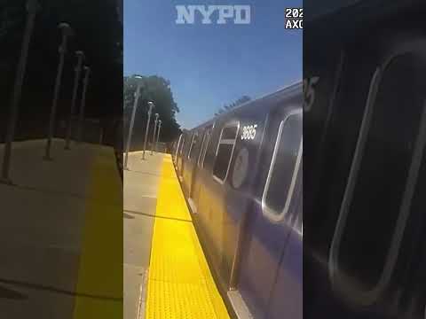 Daredevil Subway Surfers Flee in Wild NYPD Chase #shorts