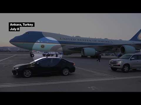 Trump Explains Why He Secretly Switched Planes in Turkey