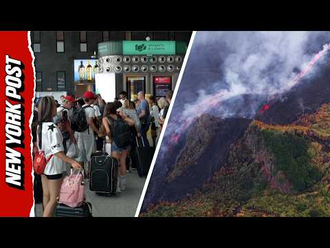 Volcanic Ash Clouds Keep Sicily Airport Shut as Mount Etna Disrupts Summer Travel