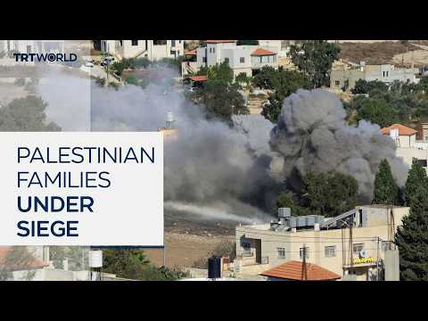 Illegal settlers surround three Palestinian families in Qusra