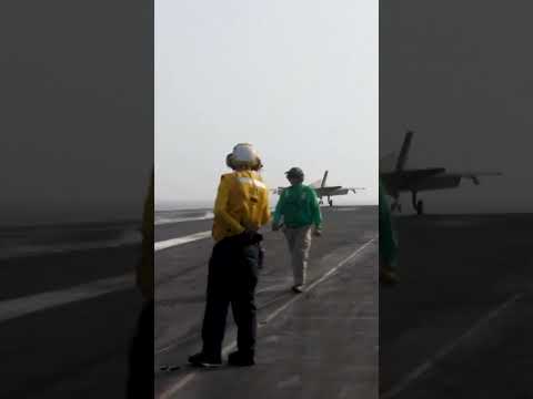 F-35s Take Off to Patrol Strait of Hormuz #shorts