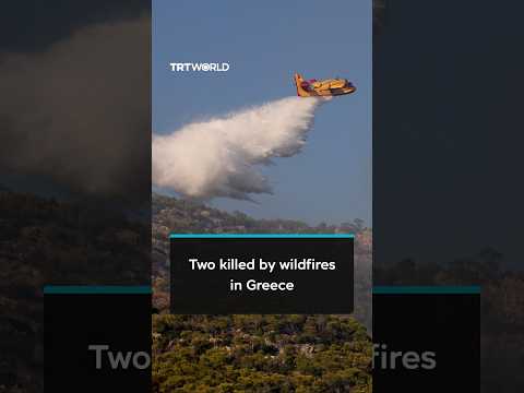 Two killed as wildfires hit Greece’s Salamina