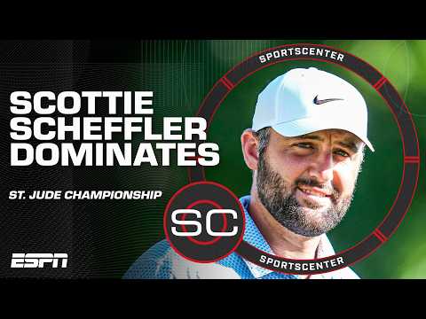 Scottie Scheffler DOMINATES the FedEx St. Jude Championship, winning by 8 strokes ⛳️ | SportsCenter