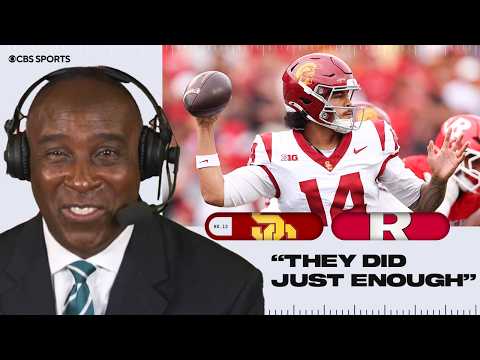No. 12 USC holds off Rutgers for first Big Ten win of season | Are the Trojans ready for Oregon? 🤔