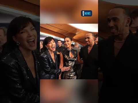 Kim Kardashian, Lewis Hamilton, Kris Jenner & Law Roach at the Lucas Museum of Narrative Art Gala. 😍