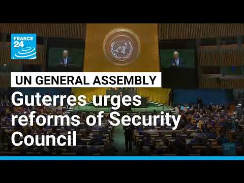 UN Secretary General Guterres urges reforms of Security Council • FRANCE 24 English