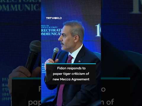 “No one calls NATO a paper tiger”: Fidan defends Mecca Agreement in New York