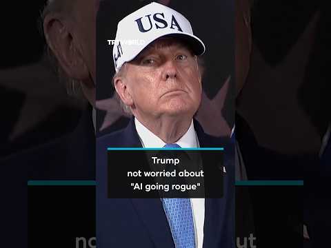 Trump calls AI “bigger than the internet”, says he’s not worried about it “going rogue”