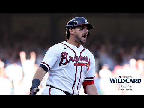 Austin Riley ARE YOU KIDDING?! 🤯 Three-run HR stuns Phils | 2026 MLB Wild Card Series | MLB on NBC