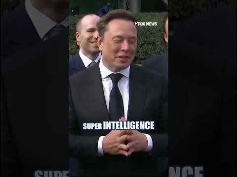 Elon Musk JOKES with Trump after AI slip #shorts #us #news #AI #superintelligence