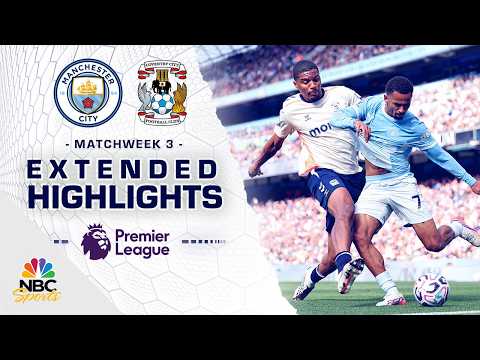 Manchester City v. Coventry City | PREMIER LEAGUE HIGHLIGHTS | 9/5/2026 | NBC Sports