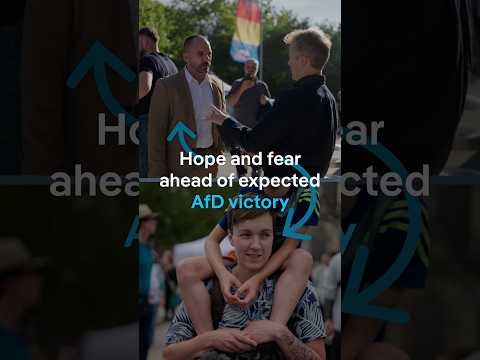 AfD on track to emerge as the strongest force in state election | DW News