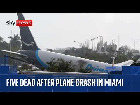 Officials give update after Amazon plane crash in Miami
