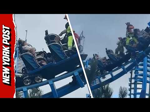 27 Rollercoaster Riders Left Dangling in the Air After Ride Malfunctions