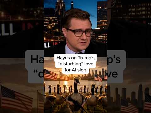 Hayes on Trump’s ‘disturbing’ love for AI slop