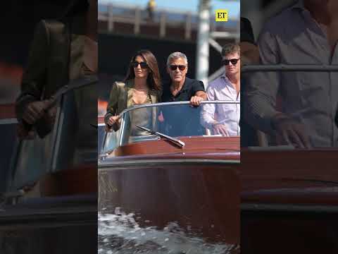 Amal Clooney and George Clooney Arrive in Venice for the Venice Film Festival