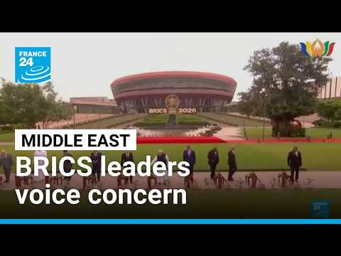 BRICS leaders voice concern over Middle East tensions • FRANCE 24 English
