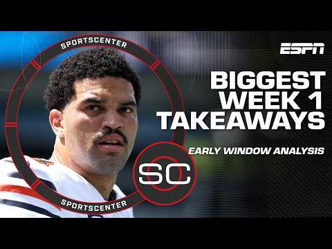 Biggest winners and losers from a busy Week 1 in the NFL ๐ ๐ | SportsCenter