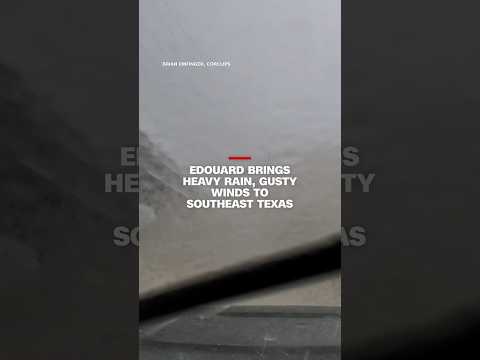 Edouard brings heavy rain, gusty winds to southeast Texas