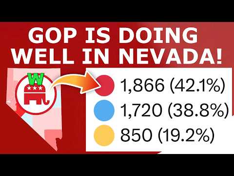 Republicans Are CRUSHING IT in Nevada’s Early Voting!