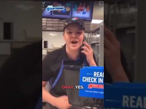 Domino’s Customer Has A Complete Meltdown Over Her Order #Dominos #CustomerMeltdown #Pizza #PublicFr