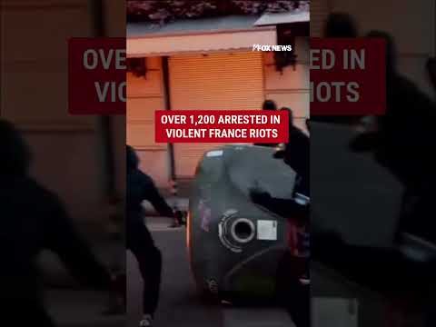 Over 1,200 ARRESTED in VIOLENT France RIOTS #shorts #France #world #riots