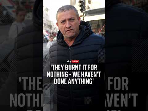 ‘They burnt it for nothing – we haven’t done anything’