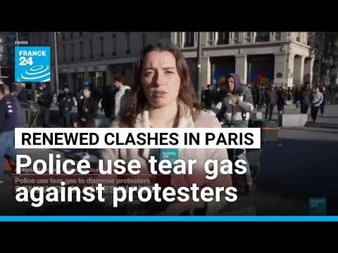 Renewed clashes in Paris: “We’ve seen numerous CRS charges to disperse protesters” • FRANCE 24