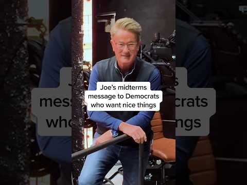 Joe’s midterm message to Democrats who wants nice things