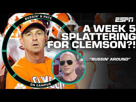 Josh Pate is ON THE BUS for Miami to SPLATTER Clemson in Week 5 🚌👀 | Bussin’ & Pate on Campus