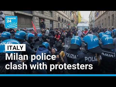 Italy hit by violent cost-of-living protests, mostly minors arrested • FRANCE 24 English