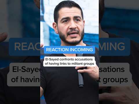 Abdul El-Sayed confronts accusations of having links to militant groups
