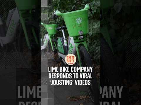E-bike rental company Lime has responded to viral videos of two riders dressed as knights.