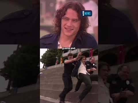 We look back at Heath Ledger talking about this scene ahead of Julia Stiles’ #DWTS dance for him.