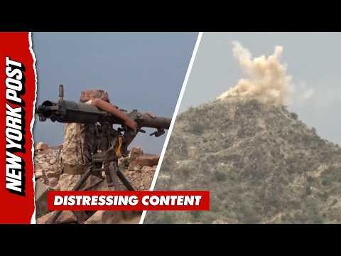 Iran-Backed Houthi Rebels Battle Saudi-Backed Forces High in The Mountains Near Taiz