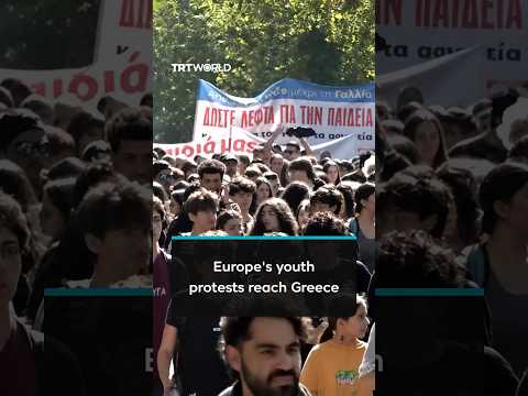 Greece becomes latest European country to see mass youth protests