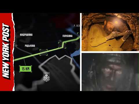 How Ukraine Troops Traversed Underground Pipelines to Infiltrate Russian Lines and Kill 100 Soldiers