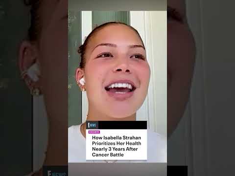 Isabella Strahan is doing her homework when it comes to her health.