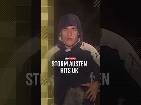 “I’d go further than blustery” | Amber weather warning as Storm Austen hits UK