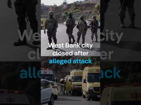 West Bank city to be closed after alleged attack | DW News