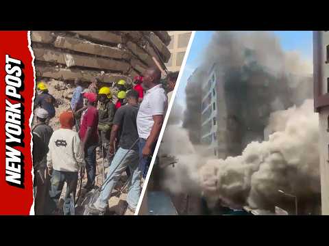 HORRIFYING building collapse, multiple people feared dead in Nairobi